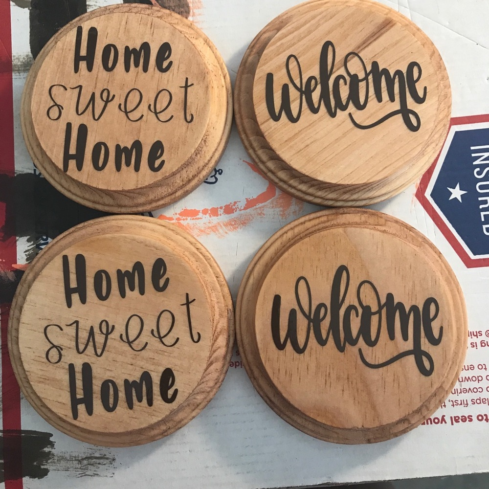 Set of 4 Coffee Table Coasters